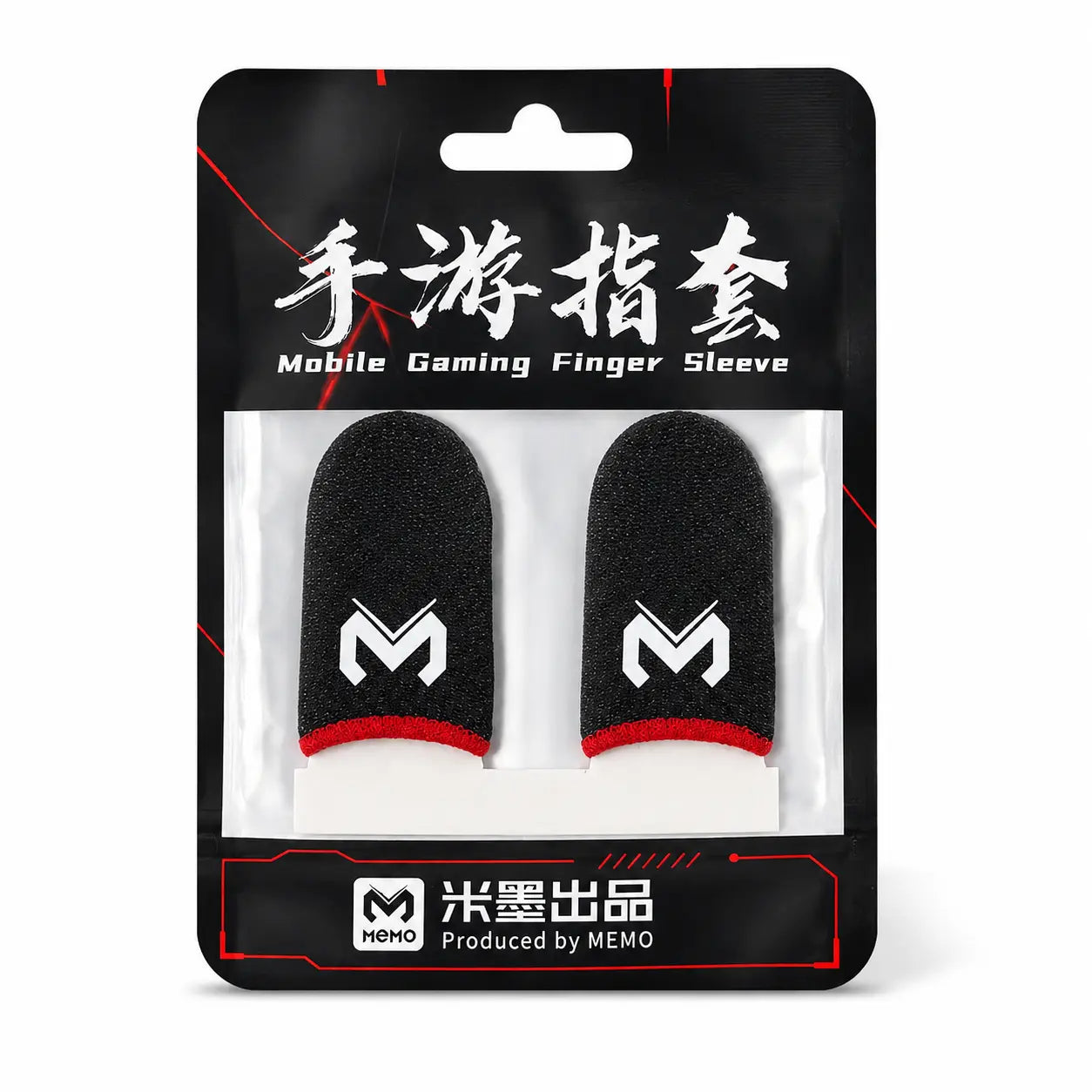 🎁 MEMO Mobile Gaming Finger Sleeves | Anti-Sweat Thumb Sleeves for PUBG, BGMI, COD Mobile & All Touchscreen Games (1 Pair) (100% off)